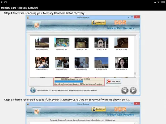 Memory Card Recovery Software android App screenshot 0