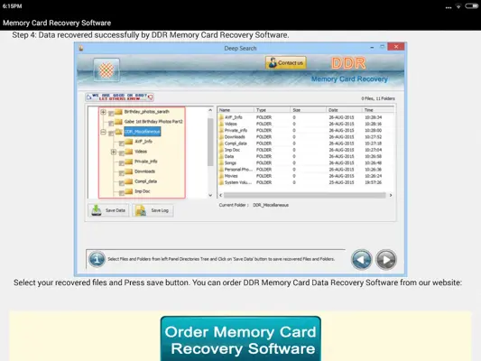 Memory Card Recovery Software android App screenshot 2