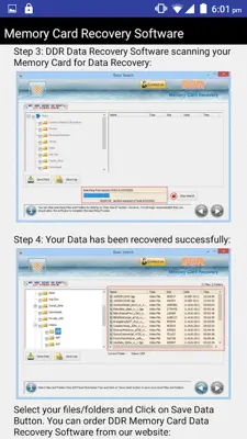 Memory Card Recovery Software android App screenshot 8